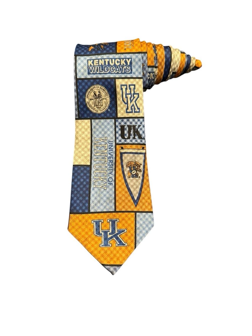 Eagle Neckwear University Of Kentucky Wildcats Logo Mascot Collegiate Necktie
